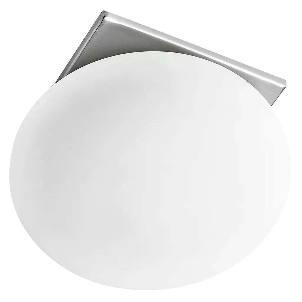 searchlight ceiling lights Recessed 1Lt Ceiling - Satin Silver, Opal Glass - Ceiling Lights searchlight ceiling lights Recessed 1Lt Ceiling - Satin Silver, Opal Glass Ceiling Lights