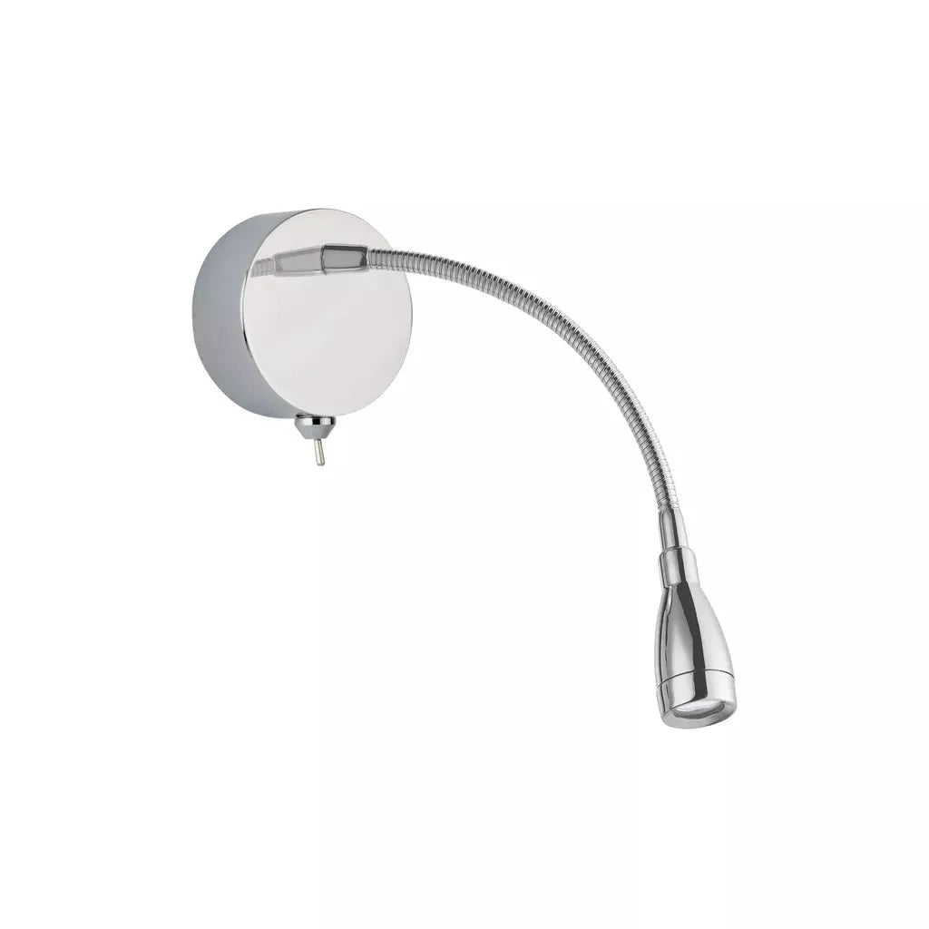searchlight wall lights Flexy Wall Light - Chrome Metal - searchlight wall lights Flexy Wall Light - Chrome Metal