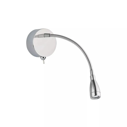 searchlight wall lights Flexy Wall Light - Chrome Metal - searchlight wall lights Flexy Wall Light - Chrome Metal