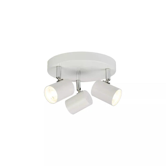 searchlight spots Rollo 3Lt Round Spotlight - White Metal - searchlight spots Rollo 3Lt Round Spotlight - White Metal