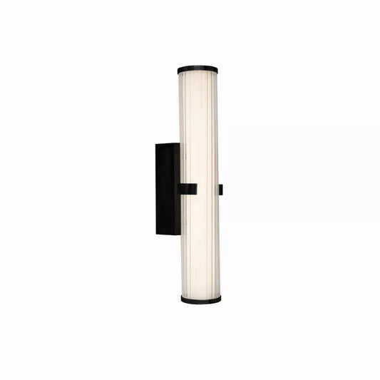 searchlight wall lights Clamp Wall Light - Black Metal, Ribbed Clear & Opal Diffuser - searchlight wall lights Clamp Wall Light - Black Metal, Ribbed Clear & Opal Diffuser