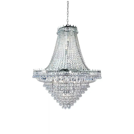 searchlight chandlier Versailles 19Lt Chandelier - Chrome Metal & Crystal - searchlight chandlier Versailles 19Lt Chandelier - Chrome Metal & Crystal