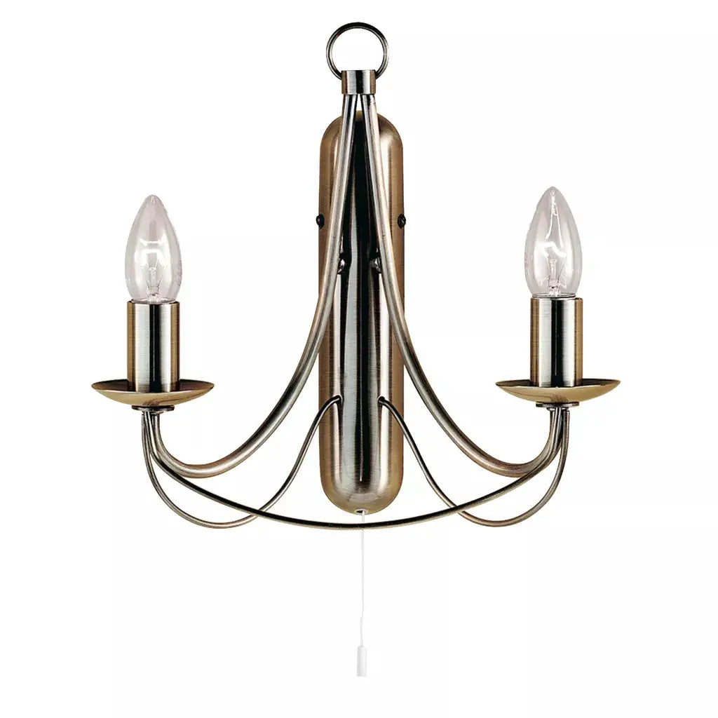 searchlight wall lights Maypole 2Lt Wall Light - Antique Brass Metal - searchlight wall lights Maypole 2Lt Wall Light - Antique Brass Metal