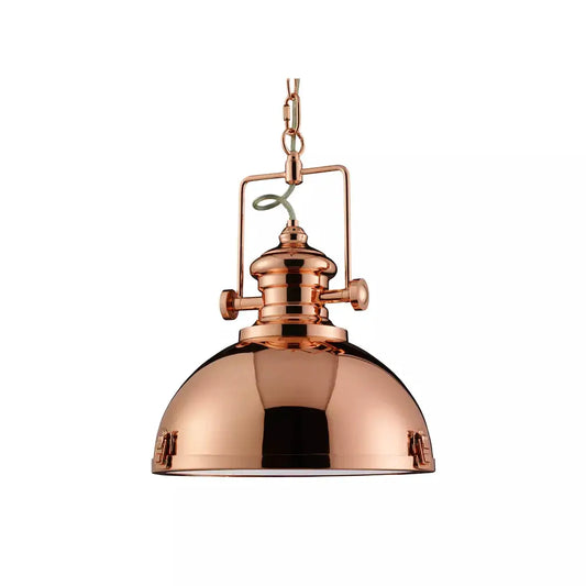 Searchlight Pendant Lights Louisiana Pendant - Copper Metal & Clear Lens - Searchlight Pendant Lights Louisiana Pendant - Copper Metal & Clear Lens