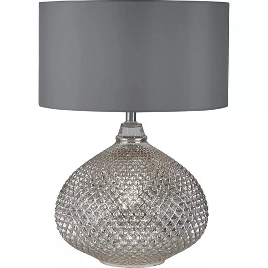 searchlight table lamps Lux & Belle 2Lt Table Lamp - Silver, Chrome & Fabric Shade - searchlight table lamps Lux & Belle 2Lt Table Lamp - Silver, Chrome & Fabric Shade