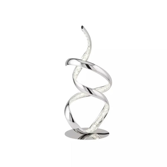 searchlight table lamps Twirls Table Lamp - Chrome Metal & Clear Crystal - searchlight table lamps Twirls Table Lamp - Chrome Metal & Clear Crystal