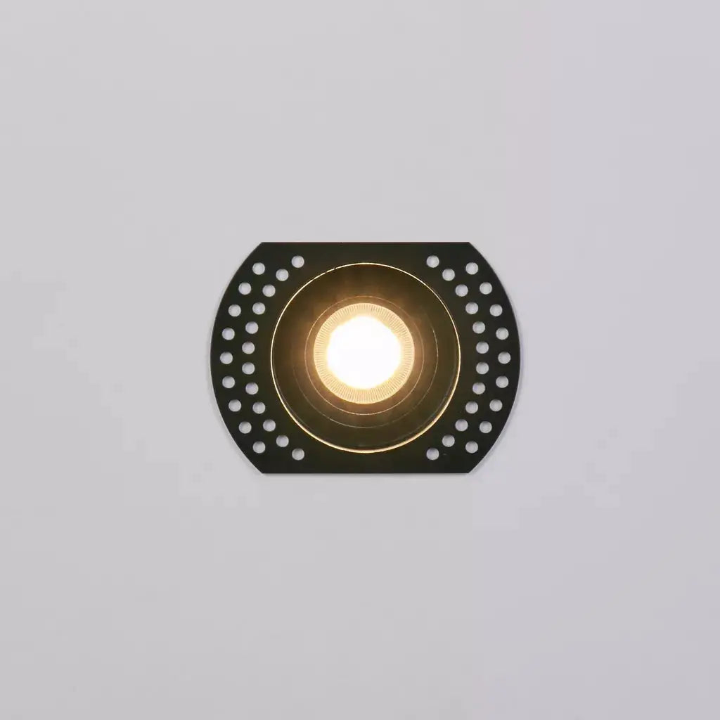 Searchlight Downlights Zelda Trimless Round IP65 FR, GU10, Black - Searchlight Downlights Zelda Trimless Round IP65 FR, GU10, Black