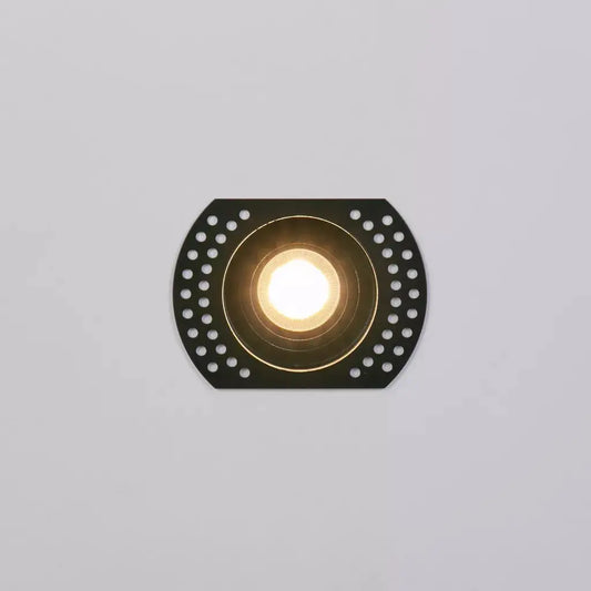 Searchlight Downlights Zelda Trimless Round IP65 FR, GU10, Black - Searchlight Downlights Zelda Trimless Round IP65 FR, GU10, Black