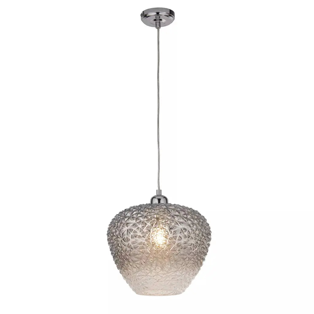 Searchlight Pendant Lights Glass Pendant Shade Silver Ombre - Searchlight Pendant Lights Glass Pendant Shade Silver Ombre