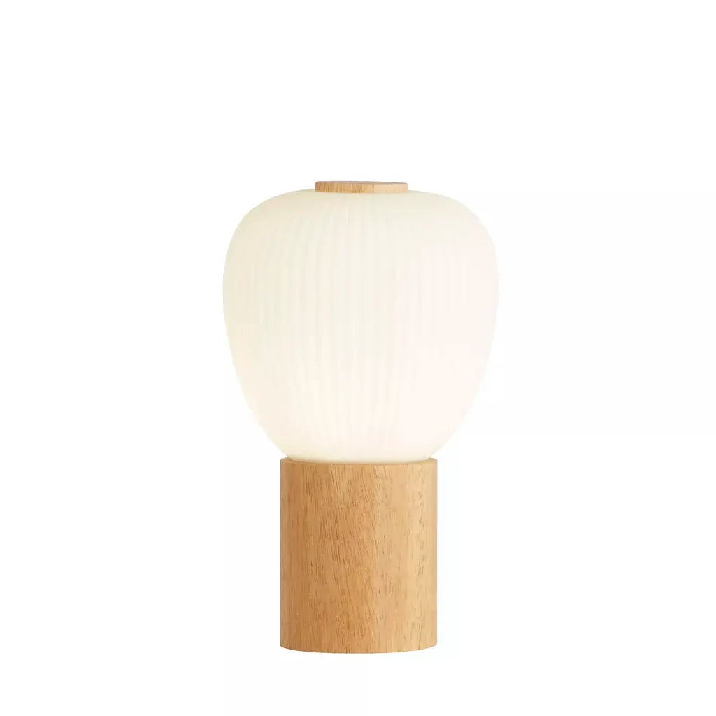 searchlight table lamps Ella Table Lamp - Wood & Opal Ribbed Glass - searchlight table lamps Ella Table Lamp - Wood & Opal Ribbed Glass