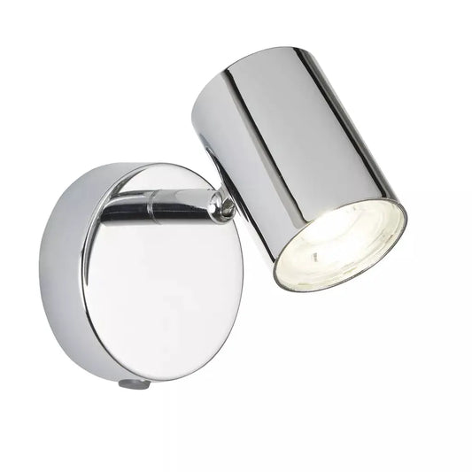 searchlight spots Rollo Spotlight Wall Light - Chrome Metal - searchlight spots Rollo Spotlight Wall Light - Chrome Metal