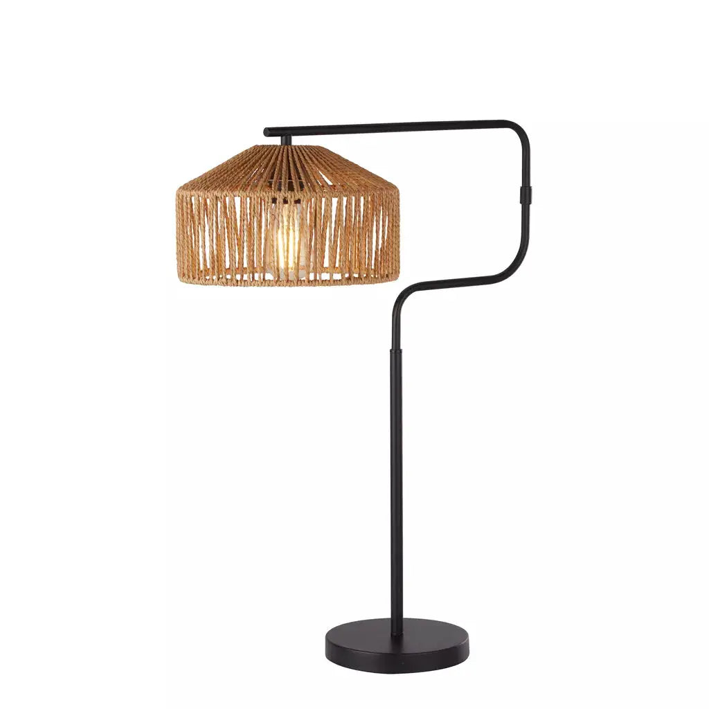 searchlight table lamps Lux & Belle Table Lamp - Black Metal & Natural Jute Effect - searchlight table lamps Lux & Belle Table Lamp - Black Metal & Natural Jute Effect