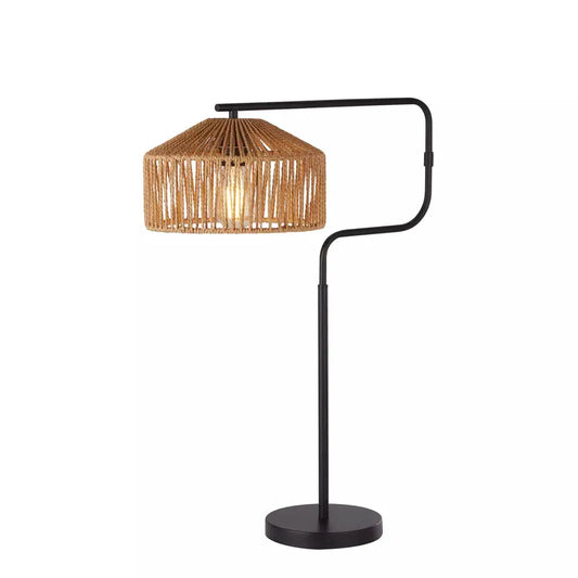 searchlight table lamps Lux & Belle Table Lamp - Black Metal & Natural Jute Effect - searchlight table lamps Lux & Belle Table Lamp - Black Metal & Natural Jute Effect