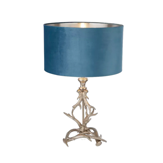 searchlight table lamps Lux & Belle BASE ONLY Antler Table Lamp - Silver Metal - searchlight table lamps Lux & Belle BASE ONLY Antler Table Lamp - Silver Metal