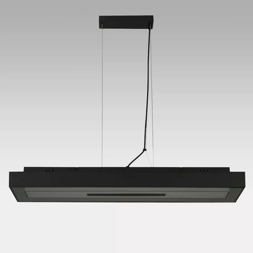 Searchlight Pendant Lights Hepburn Long, 30W 3000K TRIAC dimmable, Sand Black - Searchlight Pendant Lights Hepburn Long, 30W 3000K TRIAC dimmable, Sand Black