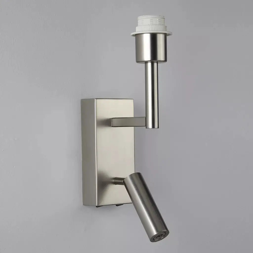 searchlight wall lights Victoria Reader, E27 & 1W 3000k, Satin Nickel - searchlight wall lights Victoria Reader, E27 & 1W 3000k, Satin Nickel