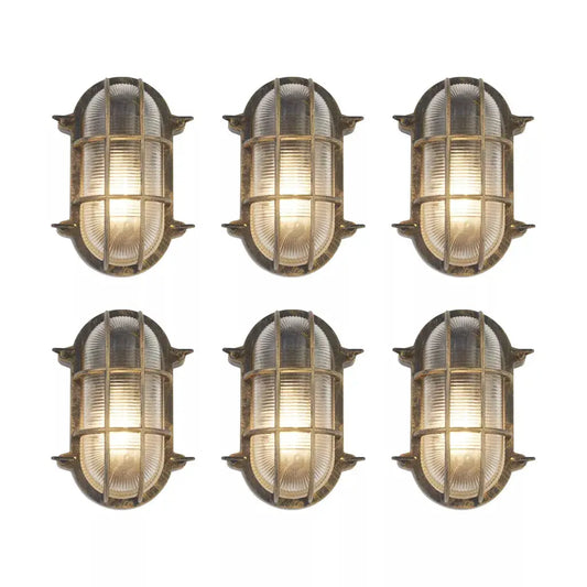 outdoor walllights Promo Pack of 6 - 61402BG - outdoor walllights Promo Pack of 6 - 61402BG