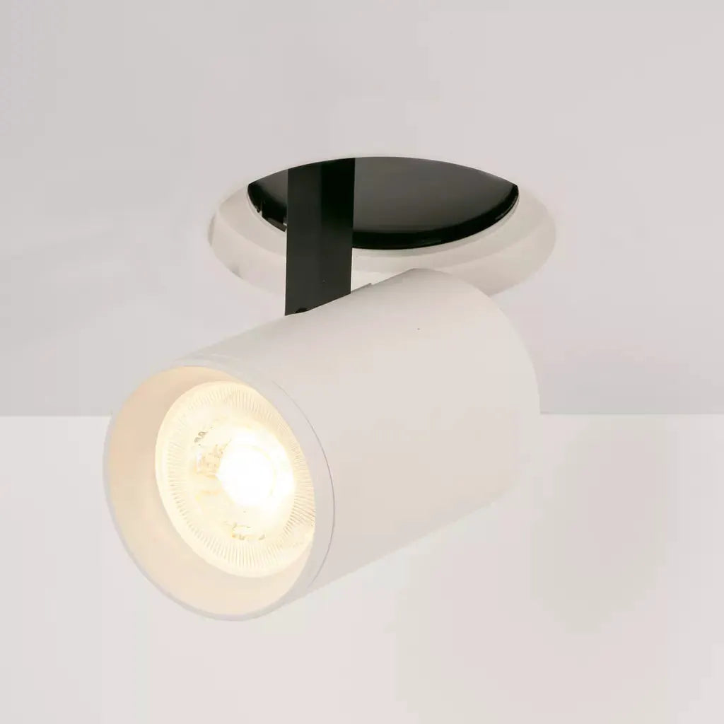 Searchlight Downlights Polo Trimless, Pull Down, Adjustable, GU10, White - Searchlight Downlights Polo Trimless, Pull Down, Adjustable, GU10, White