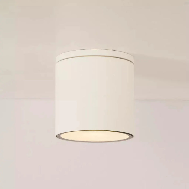 Searchlight Flush Trafalgar GU10 IP65 Ceiling Light, White. - Searchlight Flush Trafalgar GU10 IP65 Ceiling Light, White.