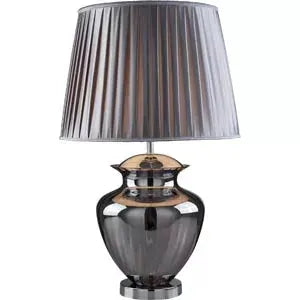 searchlight table lamps Elina Table Lamp - Chrome, Smoked Glass & Pewter Shade - searchlight table lamps Elina Table Lamp - Chrome, Smoked Glass & Pewter Shade