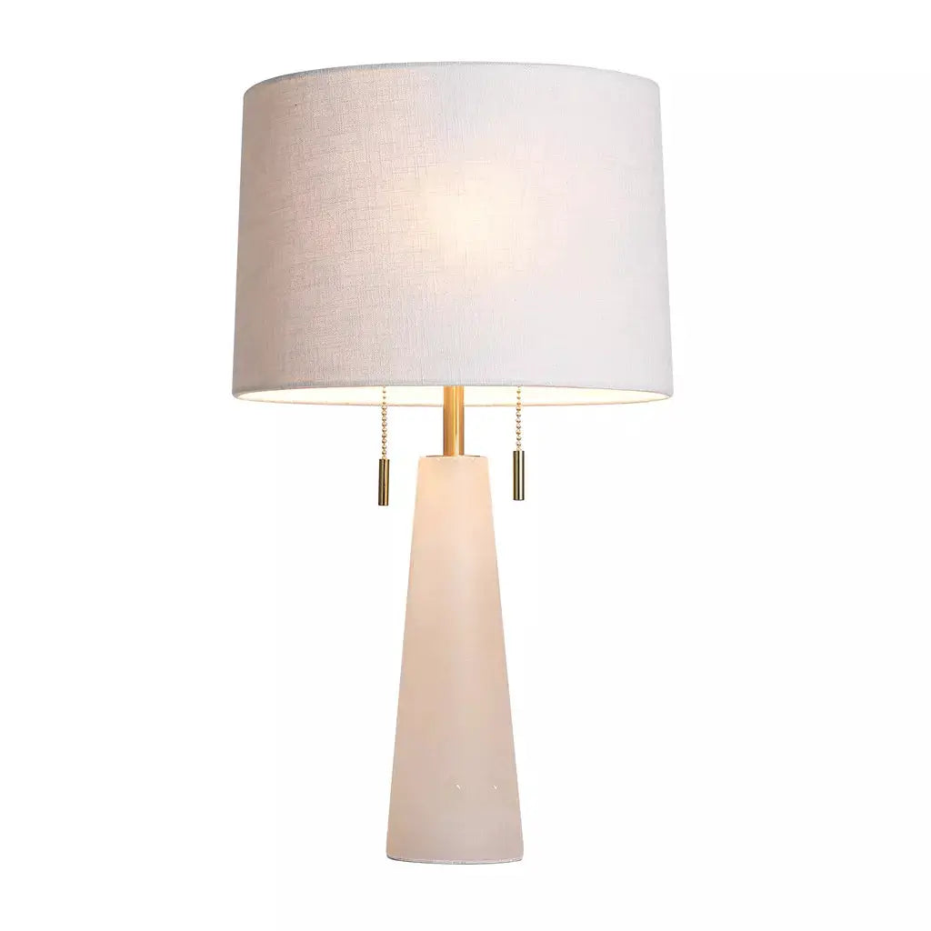 searchlight table lamps Lux & Belle 2LT Table Lamp-Alabaster & White Linen Shade - searchlight table lamps Lux & Belle 2LT Table Lamp-Alabaster & White Linen Shade