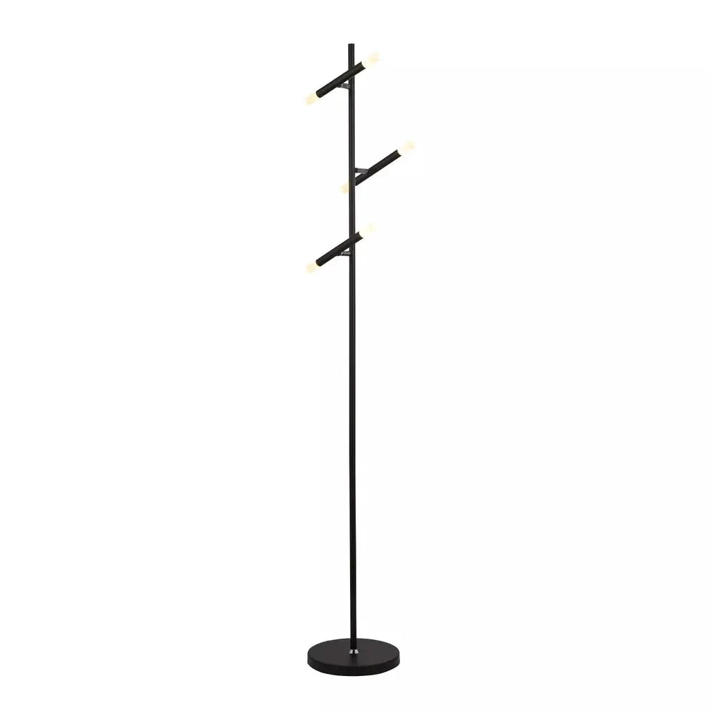 Searchlight Table Lamps Wands 3Lt LED Floor Lamp - Black Metal & Acrylic - Floor Lamps Searchlight Table Lamps Wands 3Lt LED Floor Lamp - Black Metal & Acrylic Floor Lamps