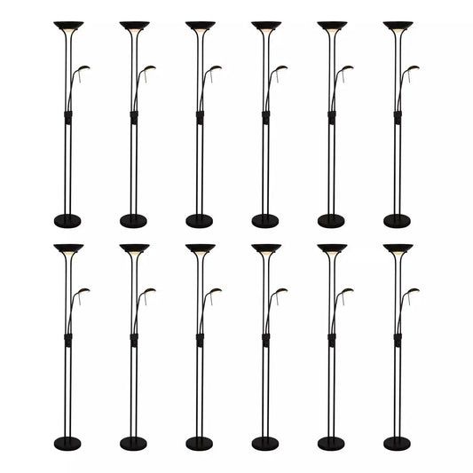 Searchlight Table Lamps Promo Pack of 12 - 5430BK - Floor Lamps Searchlight Table Lamps Promo Pack of 12 - 5430BK Floor Lamps