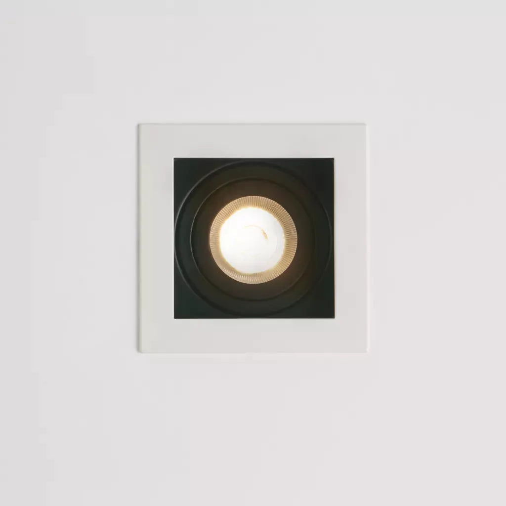 Searchlight Downlights Grid 1 GU10, White / Black - Searchlight Downlights Grid 1 GU10, White / Black