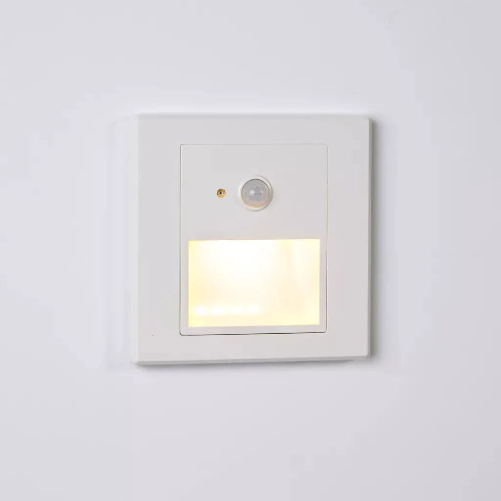 Searchlight Runway Steplight, 1.5W 3000K, Sensor, Recessed, White - Searchlight Runway Steplight, 1.5W 3000K, Sensor, Recessed, White