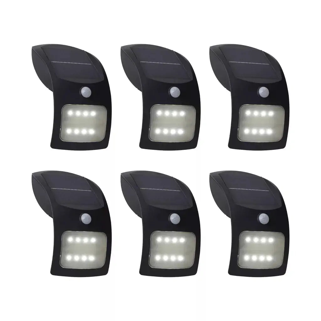 Outdoor Solar Promo Pack of 6 - 67420BK-PIR - Outdoor Solar Promo Pack of 6 - 67420BK-PIR