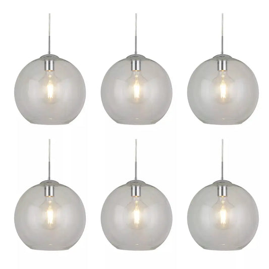 Searchlight Pendant Lights Promo Pack of 6 - 1621CL - Searchlight Pendant Lights Promo Pack of 6 - 1621CL