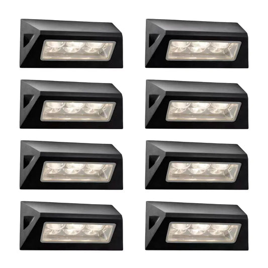 outdoor walllights Promo Pack of 8 - 5513BK - outdoor walllights Promo Pack of 8 - 5513BK