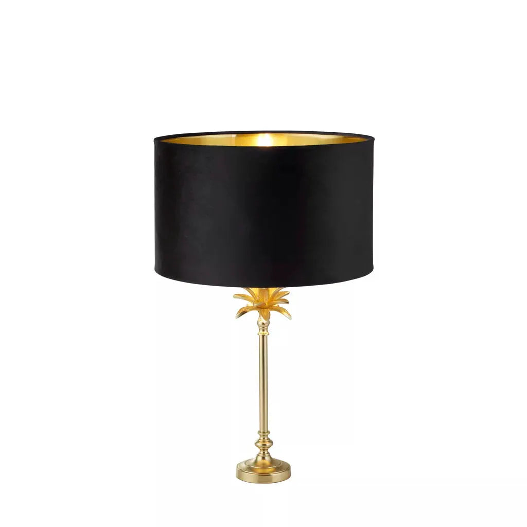 searchlight table lamps Base Only - Palm Table Lamp - Satin Brass & Black Metal - searchlight table lamps Base Only - Palm Table Lamp - Satin Brass & Black Metal