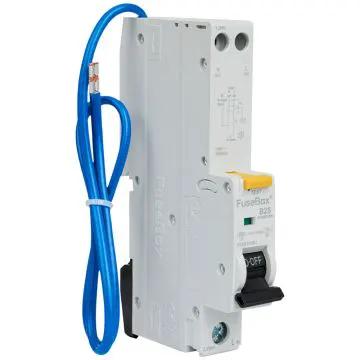Fusebox RCBO Fusebox RCBO 25A Type A Single Pole 6kA RTA062530B - Fusebox RCBO Fusebox RCBO 25A Type A Single Pole 6kA RTA062530B