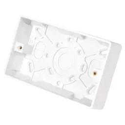 PATRESS BOX Scolmore Click Curva 2 Gang 25mm Pattress Back Box White - PATRESS BOX Scolmore Click Curva 2 Gang 25mm Pattress Back Box White