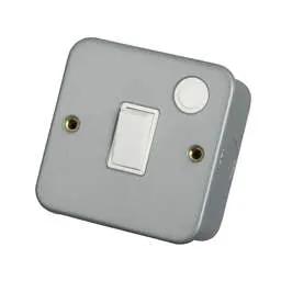 pvc back boxes Scolmore Click Essentials 20A DP Switch Metal Clad - pvc back boxes Scolmore Click Essentials 20A DP Switch Metal Clad