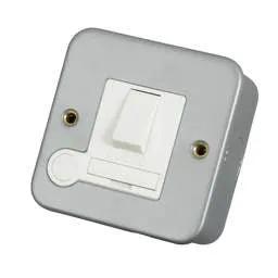 pvc back boxes Scolmore Click Essentials 13A DP Switched Fused Spur with Flex Outlet Metal Clad - pvc back boxes Scolmore Click Essentials 13A DP Switched Fused Spur with Flex Outlet Metal Clad