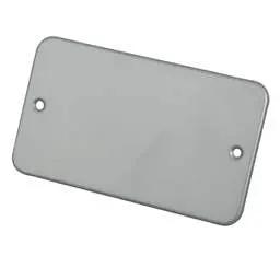 pvc back boxes Scolmore Click Essentials 2 Gang Blank Plate Metal Clad - pvc back boxes Scolmore Click Essentials 2 Gang Blank Plate Metal Clad