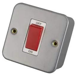 pvc back boxes Scolmore Click Essentials 45A DP 1 Gang Switch Metal Clad - pvc back boxes Scolmore Click Essentials 45A DP 1 Gang Switch Metal Clad