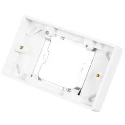 PATRESS BOX Scolmore Click Mode 1 to 2 Gang Converter Back Box 16mm White - PATRESS BOX Scolmore Click Mode 1 to 2 Gang Converter Back Box 16mm White