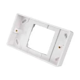 PATRESS BOX Scolmore Click Mode 1 to 2 Gang Converter Back Box 25mm White - PATRESS BOX Scolmore Click Mode 1 to 2 Gang Converter Back Box 25mm White