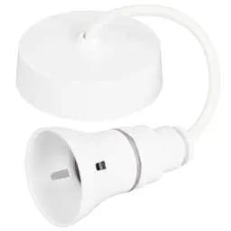 white pendants Scolmore Click Polar 150mm 6" TRS BC Ceiling Pendant - white pendants Scolmore Click Polar 150mm 6" TRS BC Ceiling Pendant