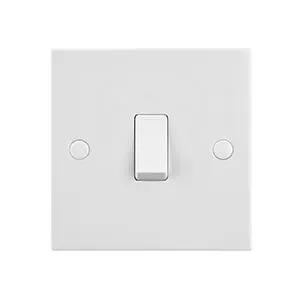 White Edge Square Edge 20A 1G DP Switch - White Edge Square Edge 20A 1G DP Switch