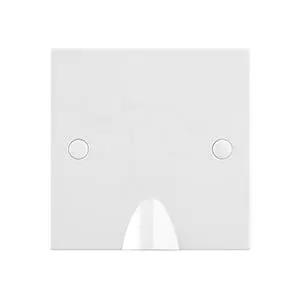 White Edge Square Edge 20A Flex Outlet Plate - White Edge Square Edge 20A Flex Outlet Plate