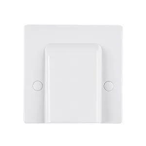 White Edge Square Edge 45A Cooker Connection Unit - White Edge Square Edge 45A Cooker Connection Unit