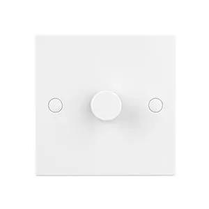 White Edge Square Edge 1G LED Dimmer 5-100W - White Edge Square Edge 1G LED Dimmer 5-100W
