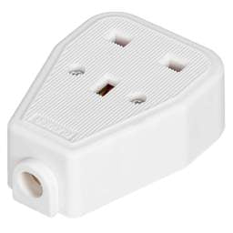 Extension Leads LGA Selectric 13A 1 Gang Heavy Duty Trailing Socket White - Extension Leads LGA Selectric 13A 1 Gang Heavy Duty Trailing Socket White