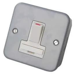 pvc back boxes LGA Selectric - 13A DP Switched Fused Spur Metal Clad - pvc back boxes LGA Selectric - 13A DP Switched Fused Spur Metal Clad