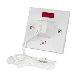 ceiling switch LGA Selectric 45A DP Switch with Neon White - ceiling switch LGA Selectric 45A DP Switch with Neon White