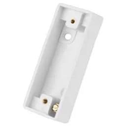 PATRESS BOX LGA Selectric 1 Gang 16mm Architrave Pattress Back Box White - PATRESS BOX LGA Selectric 1 Gang 16mm Architrave Pattress Back Box White